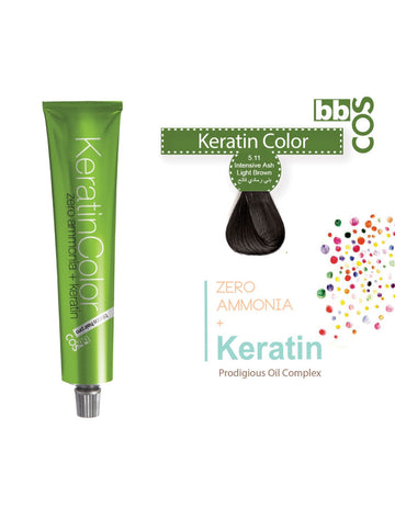 Keratin Hair Color 100 ml 5.11